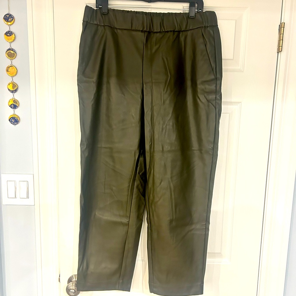 3 for $15 - Bundle 3 items and save - A New Day pleather pants in olive color